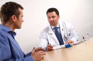 doctor's examination before surgical penis enlargement